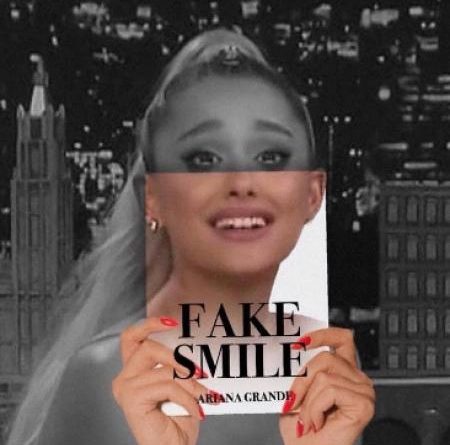 Ariana Grande - fake smile