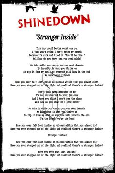 Shinedown - Stranger Inside