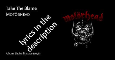 Motörhead - Take the Blame