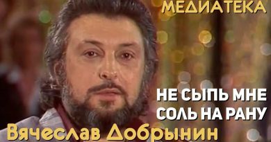 Вячеслав Добрынин - Не сыпь мне соль на рану