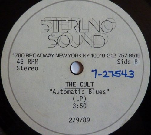 The Cult - Automatic Blues