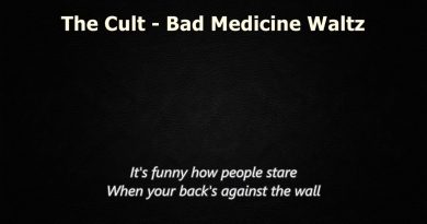 The Cult - Bad Medicine Waltz