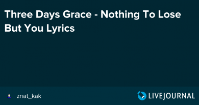 Three Days Grace - Nothing To Lose But You