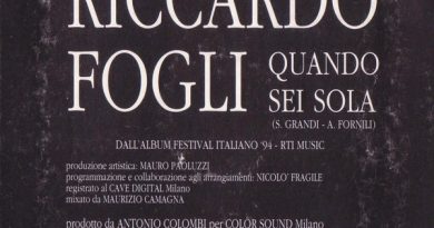 Riccardo Fogli — Quando Sei Sola