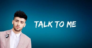 Zayn - Talk to me