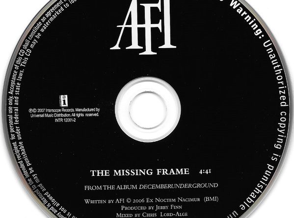 AFI - The Missing Frame