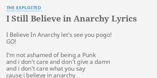 The Exploited - I Still Believe In Anarchy