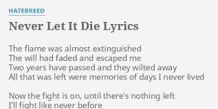 Hatebreed - Never Let It Die