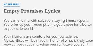 Hatebreed - Empty Promises