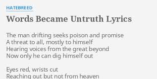 Hatebreed - Words Became Untruth