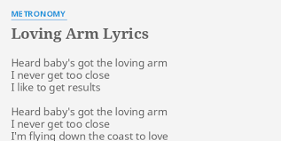 Metronomy - Loving Arm