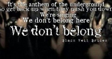 Black Veil Brides - We Don't Belong