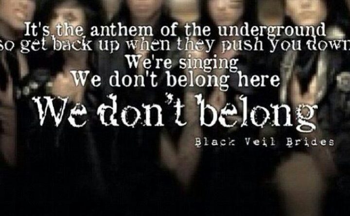 Black Veil Brides - We Don't Belong