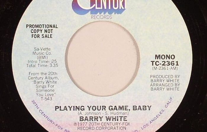 Barry White - Playing Your Game Baby