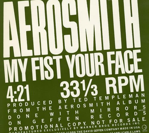 Aerosmith - My Fist Your Face
