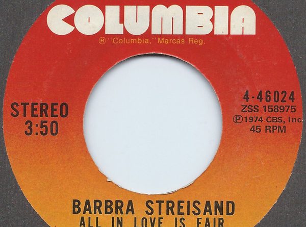 Barbra Streisand - All In Love Is Fair