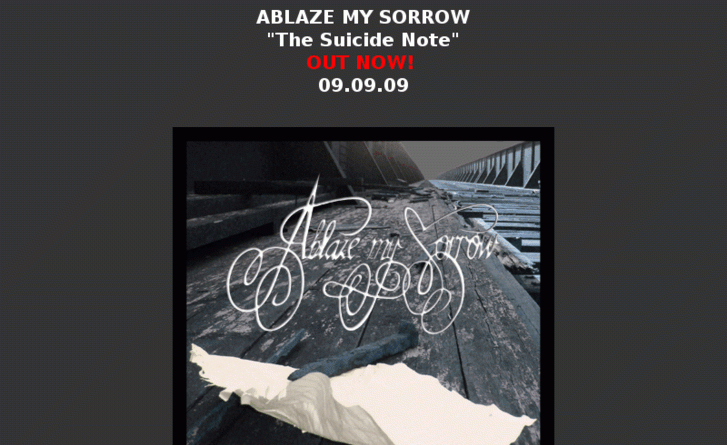 Ablaze My Sorrow - Suicide