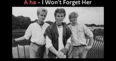 A-Ha - I Won't Forget Her