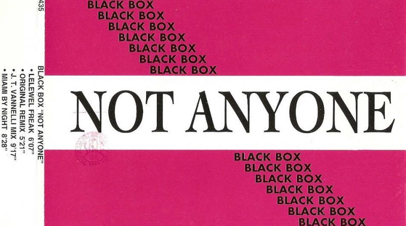 Black Box - Not Anyone