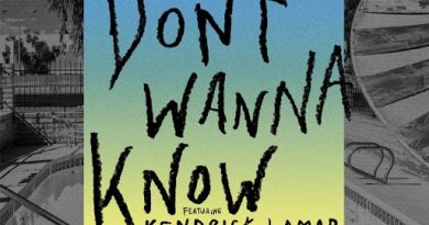 Maroon 5 ft. Kendrick Lamar - Don't Wanna Know