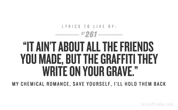 My Chemical Romance - Save Yourself, I'll Hold Them Back