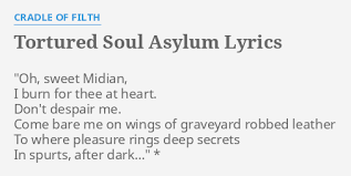 Cradle Of Filth - Tortured Soul Asylum