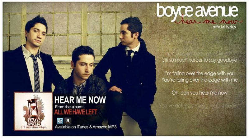 Boyce Avenue - Find Me