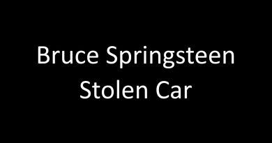 Bruce Springsteen - Stolen Car