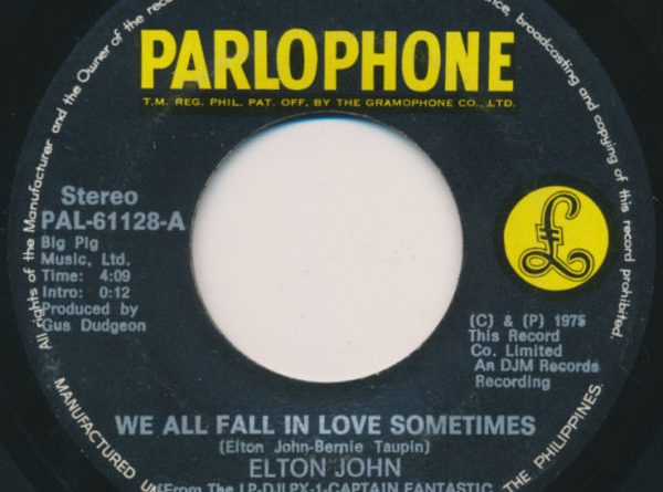 Elton John - We All Fall In Love Sometimes