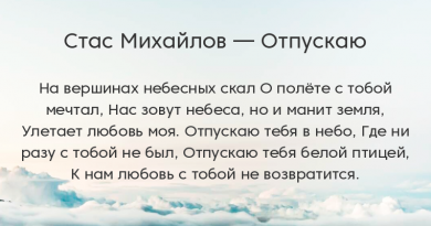 Стас Михайлов — Отпускаю
