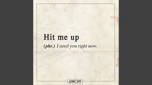 AMCHI — Hit Me Up