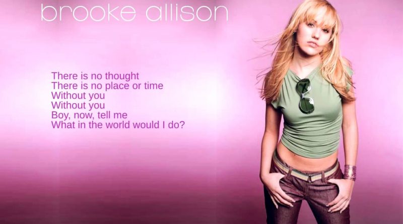 Brooke Allison - Without You
