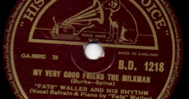 Fats Waller - My Very Good Friend The Milkman