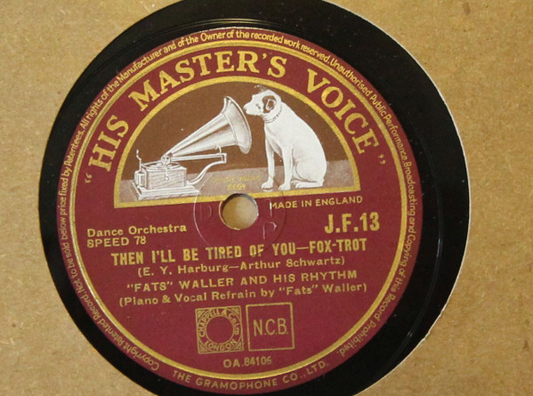 Fats Waller - Then I'll Be Tired Of You