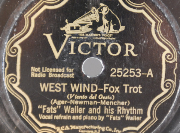 Fats Waller - West Wind