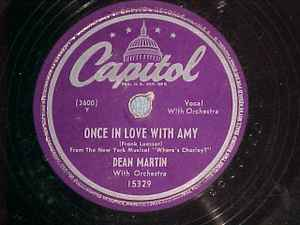 Dean Martin - Once In Love With Amy