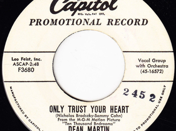 Dean Martin - Only Trust Your Heart
