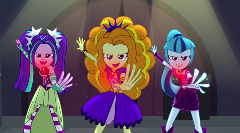 The Rainbooms, The Dazzlings, Sunset Shimmer - Welcome to the Show