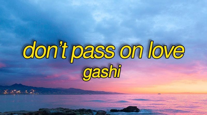 GASHI - Don't Pass On Love