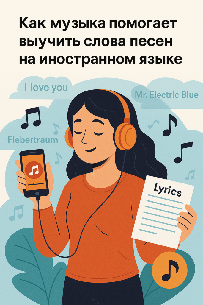 Как музыка помогает выучить текста песен
