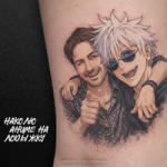 Илюша — Наколю аниме на лодыжку Илюша — Наколю аниме на лодыжку